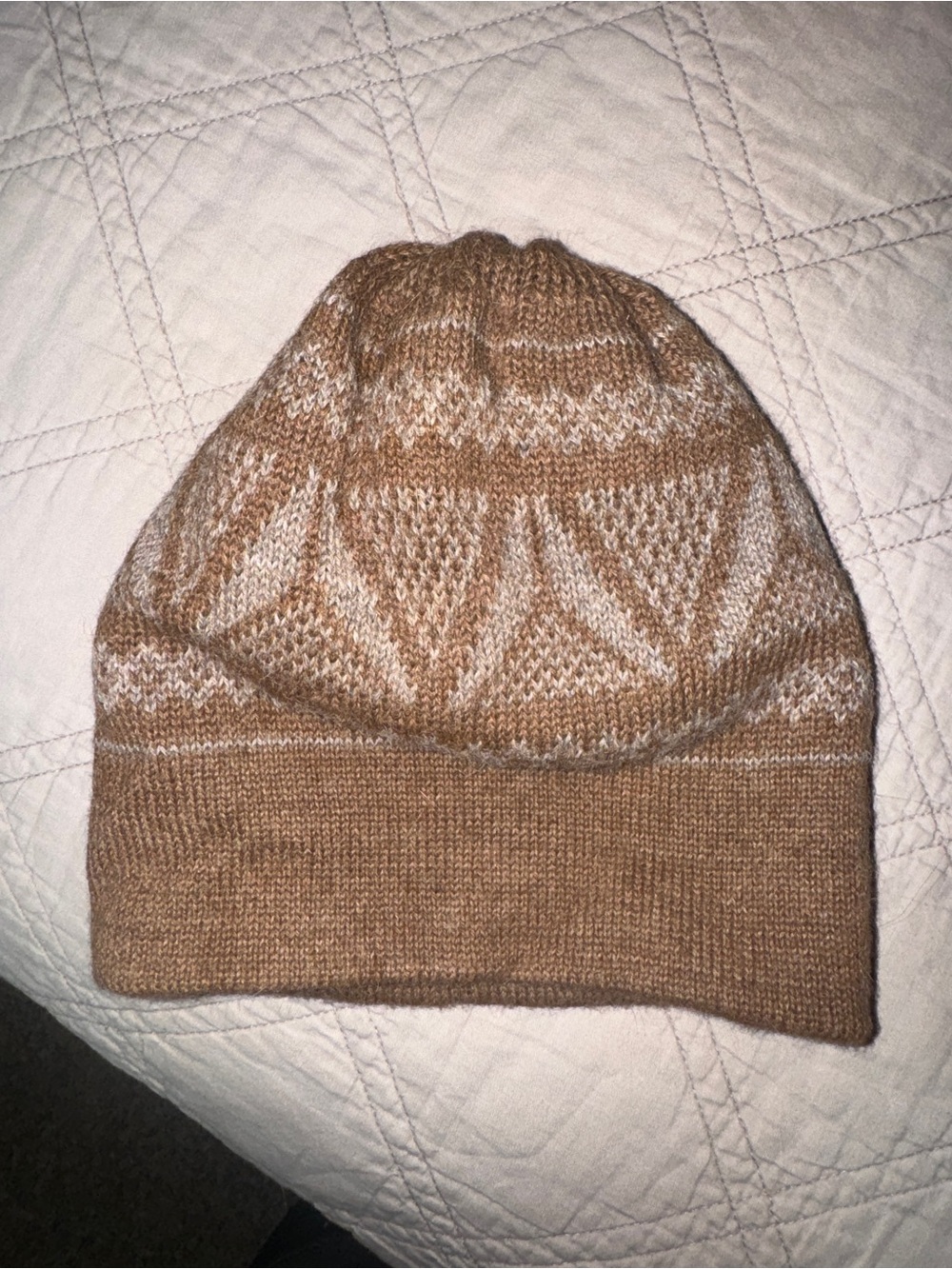 100% alpaca wool beanie